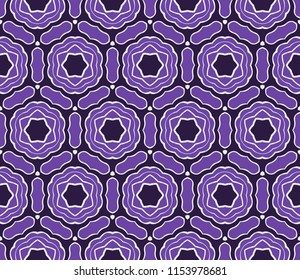 Abstract seamless pattern with abstract geometric floral style. Repeating sample figure and line. For modern interiors design, wallpaper, textile industry.