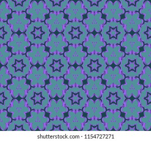 Abstract seamless pattern with abstract geometric floral style. Repeating sample figure and line. For modern interiors design, wallpaper, textile industry.