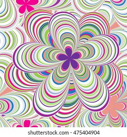 Abstract seamless pattern, geometric oriental design of texture, mosaic background