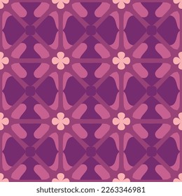 abstract seamless pattern geometric ornament. fashion design purple colors