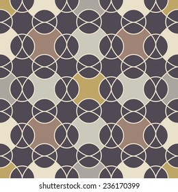 Abstract seamless pattern. Geometric ornament. Vector illustration