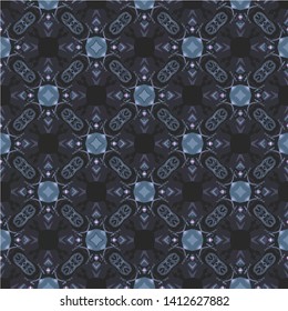 Abstract seamless pattern in geometric ornamental style. Modern stylish abstract texture