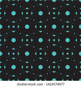 Abstract seamless pattern in geometric ornamental style. Modern stylish abstract texture