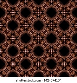Abstract seamless pattern in geometric ornamental style. Modern stylish abstract texture