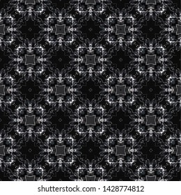 Abstract seamless pattern in geometric ornamental style. Modern stylish abstract texture