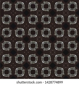 Abstract seamless pattern in geometric ornamental style. Modern stylish abstract texture