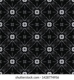 Abstract seamless pattern in geometric ornamental style. Modern stylish abstract texture