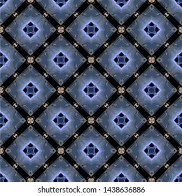 Abstract seamless pattern in geometric ornamental style. Modern stylish abstract texture