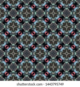 Abstract seamless pattern in geometric ornamental style. Modern stylish abstract texture