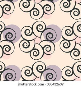 Abstract seamless  pattern. Geometric print.