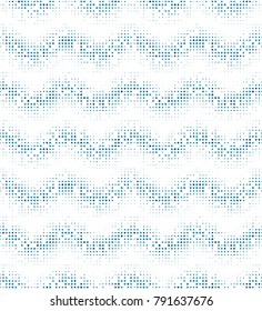 Abstract seamless pattern of geometric semitones.