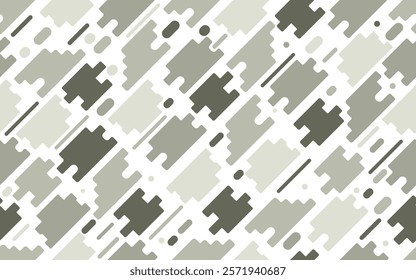 Abstract seamless pattern geometric shape vintage creative dynamic decoration vector texture