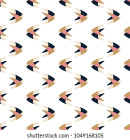 Abstract Seamless Pattern. Geometric shapes seamless vector pattern. 
