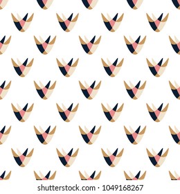 Abstract Seamless Pattern. Geometric shapes seamless vector pattern. 