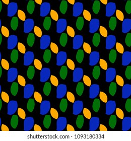 Abstract Seamless Pattern. Geometric shapes seamless vector pattern. 