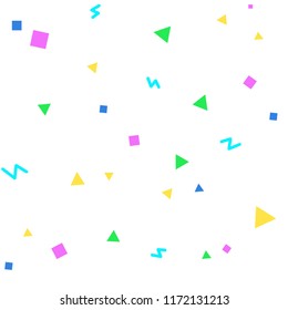 Abstract seamless pattern with geometric shapes. Merry holiday ornament. Suitable for any design object. 