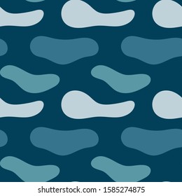 Abstract seamless pattern with geometric shapes and elements. Trendy seamless pattern for fabric and textile. Hand drawn design elements