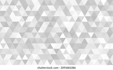 Resumen de un patrón sin fisuras de formas geométricas. Fondo mosaico de triángulos. Triángulos a intervalos iguales en diferentes tonalidades de negro. Ilustración del vector