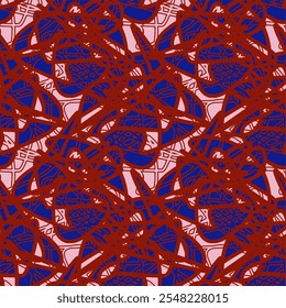 
abstract seamless pattern of geometric shapes, vector