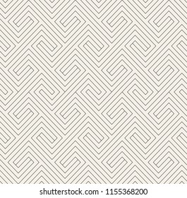 Abstract seamless pattern. Geometric simple regular background. Vector illustration with thin linear grid.