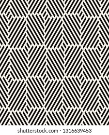 Abstract seamless pattern. Geometric simple regular background. Vector illustration withbold striped grid. Can be used as swatch for illustrator.