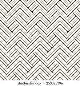 Abstract seamless pattern. Geometric simple regular background. Vector illustration with striped linear grid