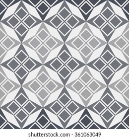 Abstract seamless pattern. Geometric simple background with straight angles. Vector illustration