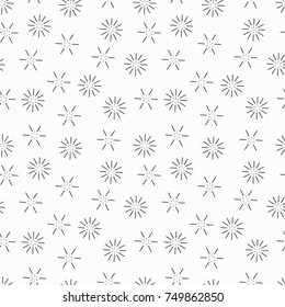 Abstract seamless pattern with geometric stars. Modern stylish texture. Vector graphic design.