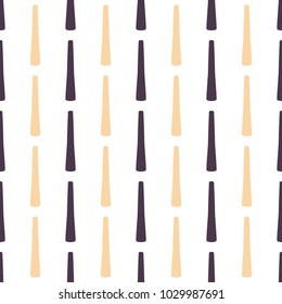 Abstract Seamless Pattern. Geometric stick shape seamless vector pattern