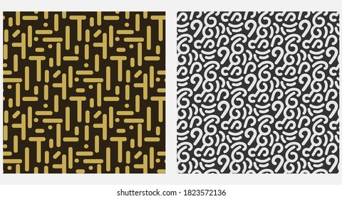 Resumen de un patrón sin fisuras, textura geométrica y elegante para el diseño de fondo de papel pintado