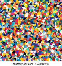 Abstract seamless pattern. Geometric texture in terrazzo style. Bright background for your design.