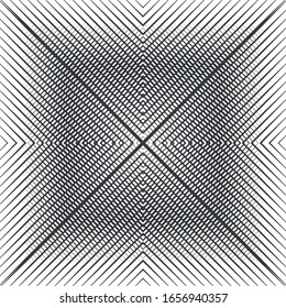 Abstract seamless pattern with geometric texture. Pattern of repeating symmetrical shapes. Stock vector illustration.