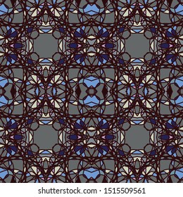 Abstract seamless pattern. Geometric vector illustration