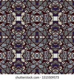 Abstract seamless pattern. Geometric vector illustration