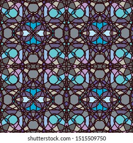 Abstract seamless pattern. Geometric vector illustration
