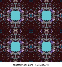 Abstract seamless pattern. Geometric vector illustration