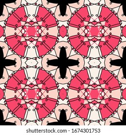 Abstract seamless pattern. Geometric vector illustration.Abstract seamless pattern. Geometric vector illustration