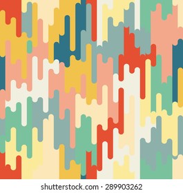 Abstract seamless pattern. Geometrical and ornamental motifs. Retro disco style