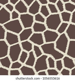 Abstract seamless pattern. Giraffe print background. Grey color. Vector 10 eps.