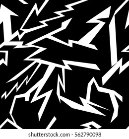 Abstract seamless pattern for girl and boy. Creative colorful wallpaper with dots, lines. Grunge urban background for textile, fashion, sport clothes. white, black 