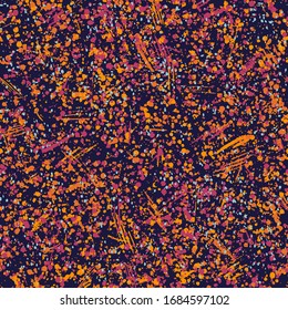 Abstract seamless pattern for girls, boys, clothes. Creative background with dots, spots. Funny wallpaper for textile and fabric. Fashion style. Colorful bright.