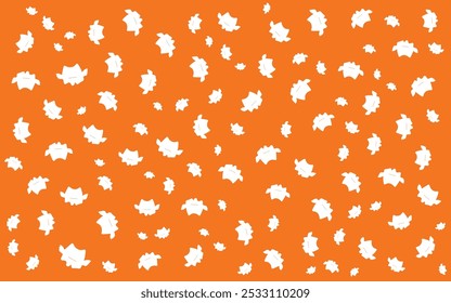 Abstractas patrón sin fisuras para las niñas, los niños para Halloween. Conjunto de pegatinas. Fondo de Vector creativo con calabaza. Fondo de pantalla divertido para el estilo de la moda textil y de la tela. Imagen brillante colorida para el niño