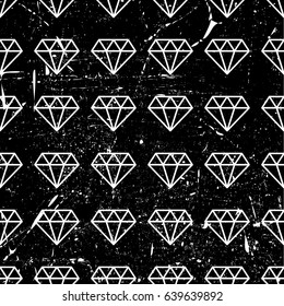 Abstract seamless pattern for girls, boys, clothes. Creative vector background with dots, geometric figures,diamond, stars .Funny wallpaper for textile and fabric. Fashion style. Colorful bright.