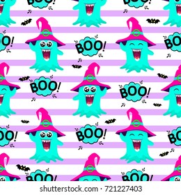 Abstract seamless pattern for girls or boys. Creative vector background with multicolored slug, like a jelly, halloween. Funny wallpaper for textile and fabric. Fashion style. Colorful bright picture