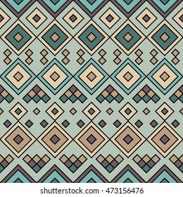 Abstract seamless pattern for girls,boys, clothes.Creative vector background with geometric figures.Funny wallpaper for textile and fabric. Fashion style. Colorful bright.Brown, pink, blue, green, red