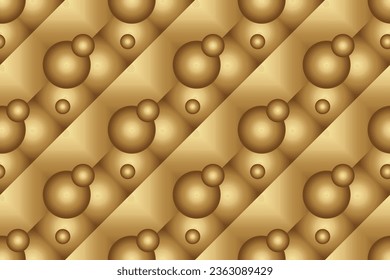 abstract seamless pattern with gold color