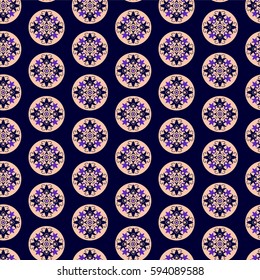 Abstract seamless pattern with graphic decorative elements. The pattern can be used for decorating greeting cards, invitations, parties, stickers, labels, wallpaper, fabric, wrapping pape,scrapbooking