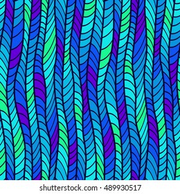 Abstract seamless pattern. Graphic ornament. Geometric stylish background. Colorful vector repeating texture.