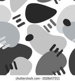 Abstract seamless pattern with graphyc elements, modern abstract shapes.  Geometric wallpaper for business brochure,  cover design. 