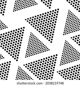 Abstract seamless pattern with graphyc elements - triangles. Geometric wallpaper for cover design. 